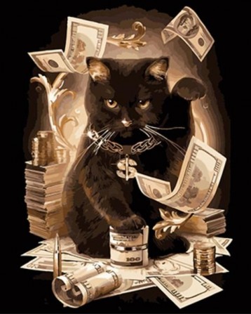 Картина по номерам Art Craft «Зажиточный кот» 40x50см 11932-AC - изображение 1