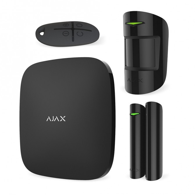 Комплект GSM сигналізації Ajax StarterKit (чорний, білий) - изображение 1