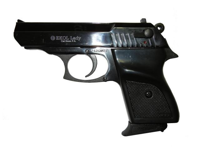 Стартовый пистолет Ekol lady (чёрный) - изображение 1