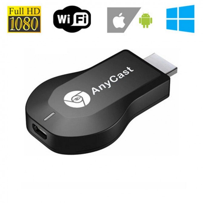 Адаптер донгл Anycast M9 Plus, Wi-Fi, HDMI, miracast, airplay, DLNA - изображение 1