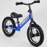 Беговел Corso 55408, 12" синий, Детские велосипеды
