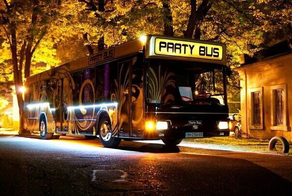 064 Автобус Party Bus Golden Prime пати бас - изображение 1