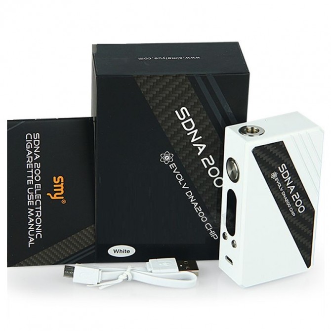 Бокс мод SMY SDNA 200 TC Box Mod Evolv DNA 200W Chip 4800 mAh Original - изображение 1