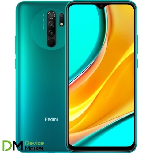 Смартфон Xiaomi Redmi 9 4/128GB no NFC Green - изображение 1