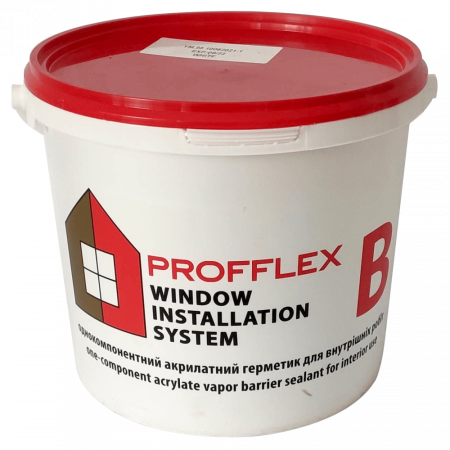 Герметик PROFFLEX В для монтажного шва віконних конструкцій - изображение 1