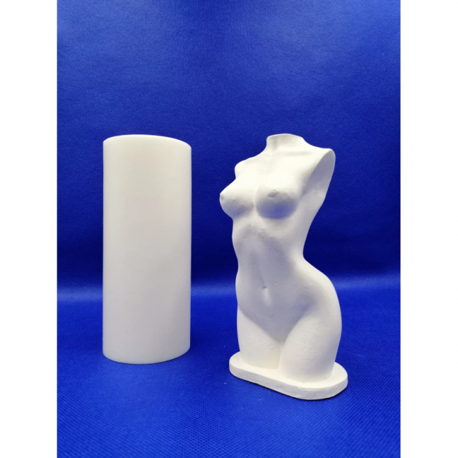 Силіконова форма 15 см Жіноче Тіло для заливки свічок, воску, гіпсу - изображение 1