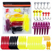 Набор силиконовых рыболовных приманок Pro Fishing Lure Tackle Set C