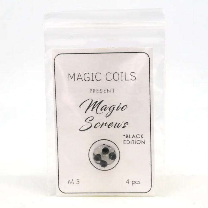 Винты стальные Magic Coil Magic Screws Black Edition M3 4pcs Original - изображение 1