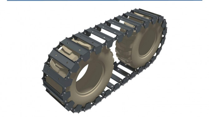 Гусениці накидні для колісного міні-навантажувача з шинами - изображение 1