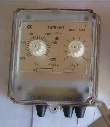 Датчик-реле температури електронний Т419-М1-02А (-25 25°С) - изображение 1