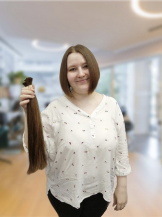 Дорого оценим и купим натуральные волосы в Днепре длиной от 35см - изображение 1