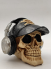 Статуетка Череп в навушниках, череп панк, подарунок для музиканта