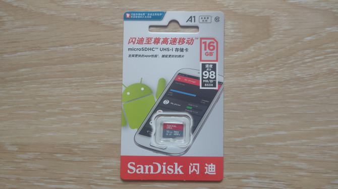 Флешка microSD SanDisk 16 GB - изображение 1