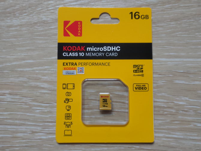 Карта памяти Флешка microSD Kodak 10 class 16 GB - изображение 1