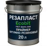 Праймер РЕЗАПЛАСТ Ecobit покрівельний для швів гумово-бітумна 20 л