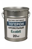 Тегерон Покрiвельний EКОБIТ - покрівельна бітумна мастика вiдро 20 кг