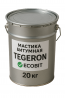 Тегерон бітумний ЕКОБIТ мастика гумо-бітумна вiдро 20 кг