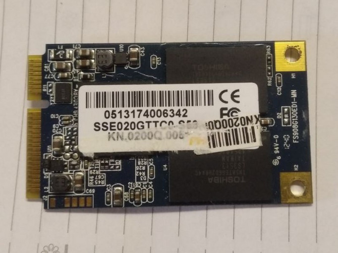Накопитель SSD mSata 20Gb - изображение 1