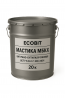 Мастика бітумно-каучукова МБКХ Ecobit відро 20, 0 кг ДСТУ Б В.2.7-108