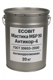 Мастика битумная МБР 90 Ecobit Антикор-4 ГОСТ 30693-2000 20 кг