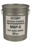 Мастика резино битумная гидроизоляционная МБР-6 Ecobit ГОСТ 30693-2000
