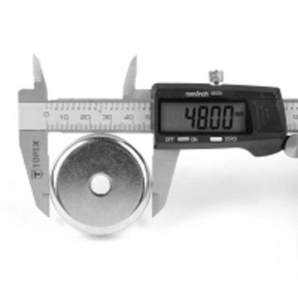 Магніт в металевому корпусі під потай A48 - изображение 1