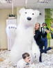 Надувний костюм «Білий Ведмідь» від виpoбника