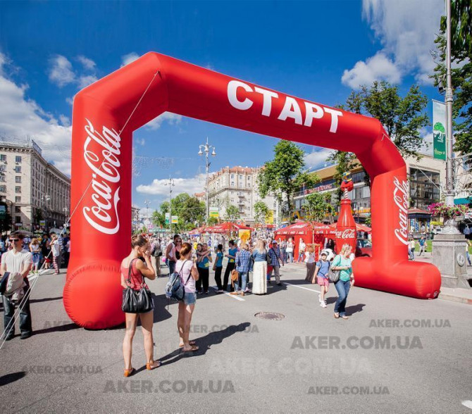 Надувні арки та надувні намети Надувна рекламна - изображение 1