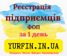 Реєстрація фізичної особи-підприємця (ФОП, СПД, ПП) – швидко