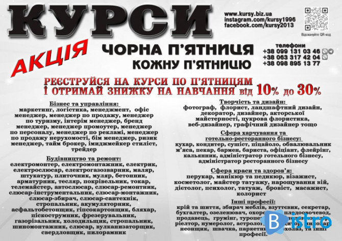 Курси кухаря, електрика, маляра, зварника, слюсаря - изображение 1