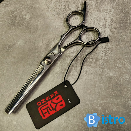 Ножиці філірувальні Kasho 6.0 професійні перукарські для стрижки волос - изображение 1