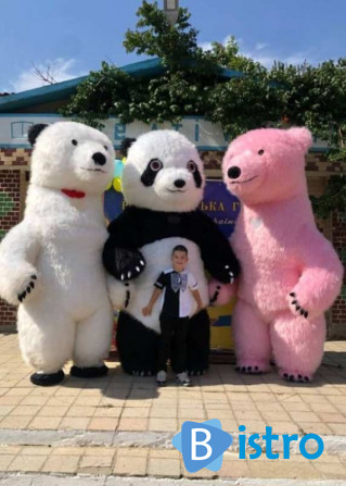 Великий білий Мішка на свята большой белый Мишка - изображение 1