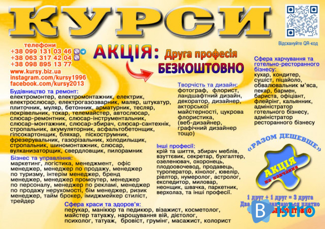 Курси сушист, піццеолі манікюр, шиття, плиточник - изображение 1