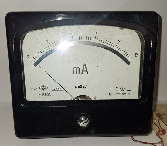 Амперметр М1690А, міліамперметр М1690А, мікроамперметр М1690А - изображение 1