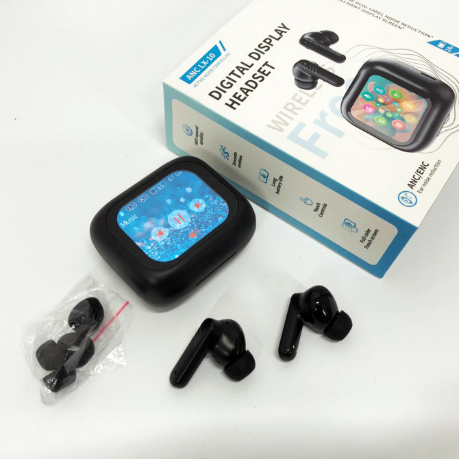 Бездротові навушники LX-10 TWS Earbuds з LED дисплеєм Bluetooth б... - изображение 1
