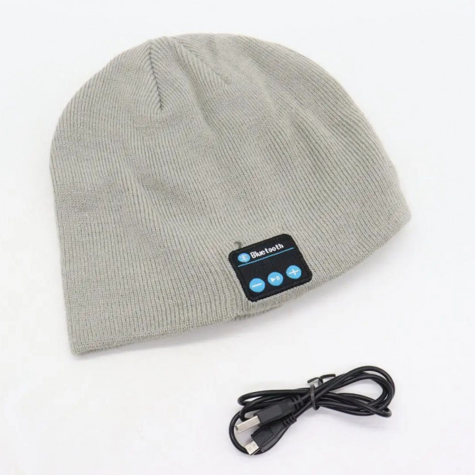 Портативна колонка шапки з bluetooth навушниками SPS Hat BT True.... - изображение 1