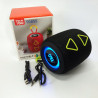 Портативна колонка TG655 5W з RGB підсвічуванням та ремінцем, Blu...