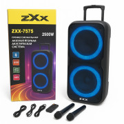 Акустична переносна колонка ZXX-7575 300 Вт акумуляторна з мікроф...