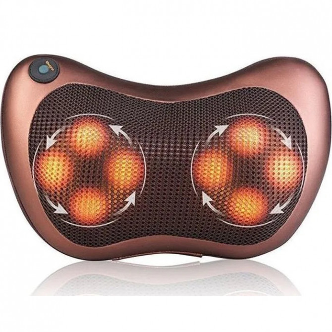 Масажна подушка Car and Home Massage Pillow, масажер для шиї авто... - изображение 1