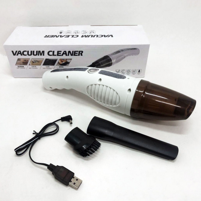 Автомобільний пилосос Car Vacuum Cleaner HY05 на АКУМУЛЯТОРІ. Кол... - изображение 1