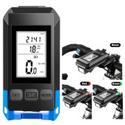 Велофара з комп'ютером та сигналом MT-088-T6, 450Lum, 18650 (2200...