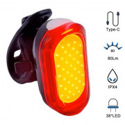 Велосипедний ліхтар задній габаритний MY-2106, 38LED, червоний, В...
