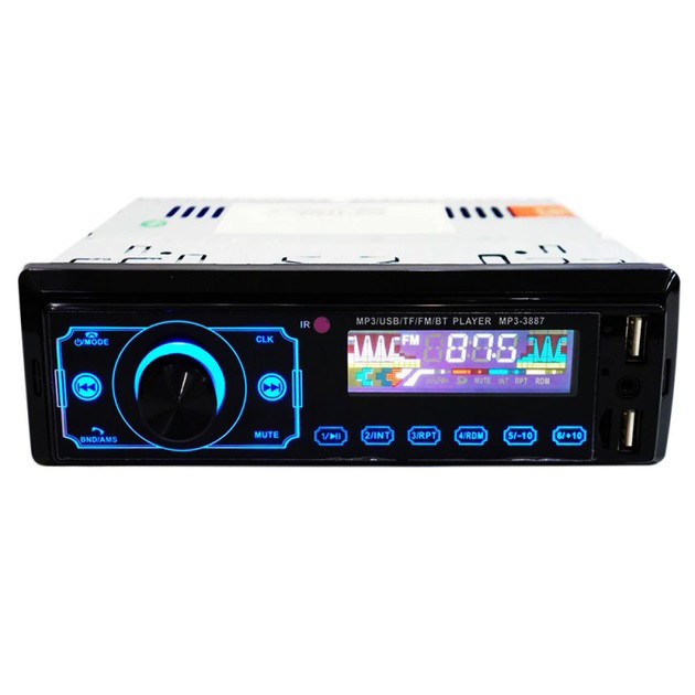 Автомагнітола MP3 3887 ISO 1DIN сенсорний дисплей LED/LCD, Автомо... - изображение 1