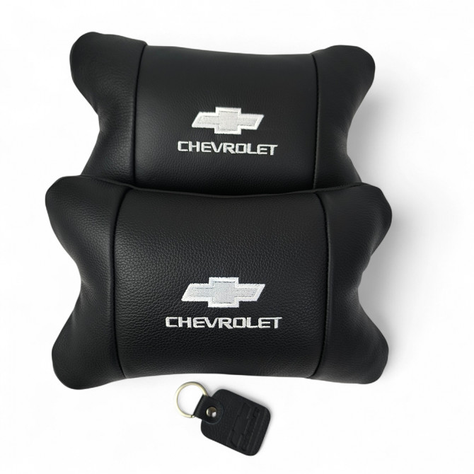 Автомобільні подушки Chevrolet з натуральної італійської шкіри + ... - изображение 1