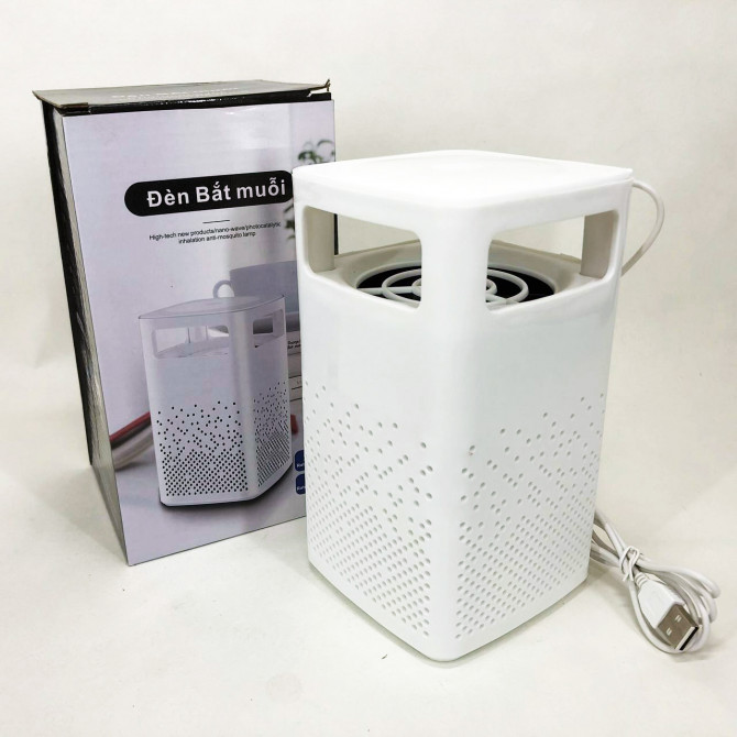 Лампа від комарів USB Bug Zapper Fly. Колір: білий - изображение 1