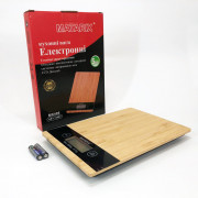 Ваги кухонні MATARIX MX-406 5кг Wood, Кухонні ваги для приготуван...