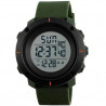 Годинник наручний чоловічий SKMEI 1213AG ARMY GREEN BIG SIZE, бре...
