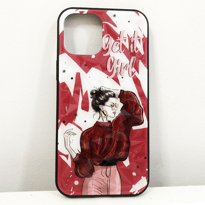 Чохол Apple Iphone 12 Pro Max. Get it girl! червоний - изображение 1