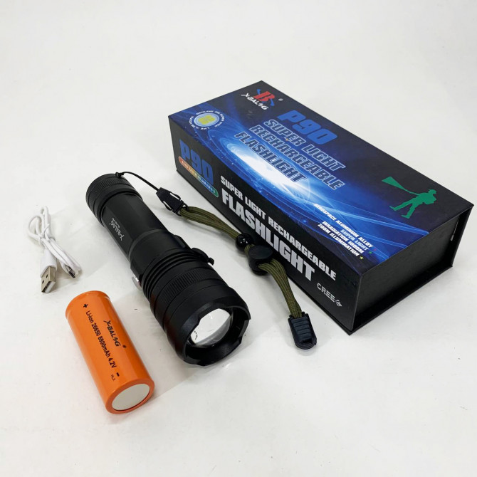 Ручний акумуляторний світлодіодний ліхтар Police X-Balog BL-1827-... - изображение 1