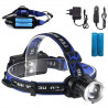 Налобний ліхтар Bailong BL-T24-P50 акумуляторний LED/Zoom 3 режим...